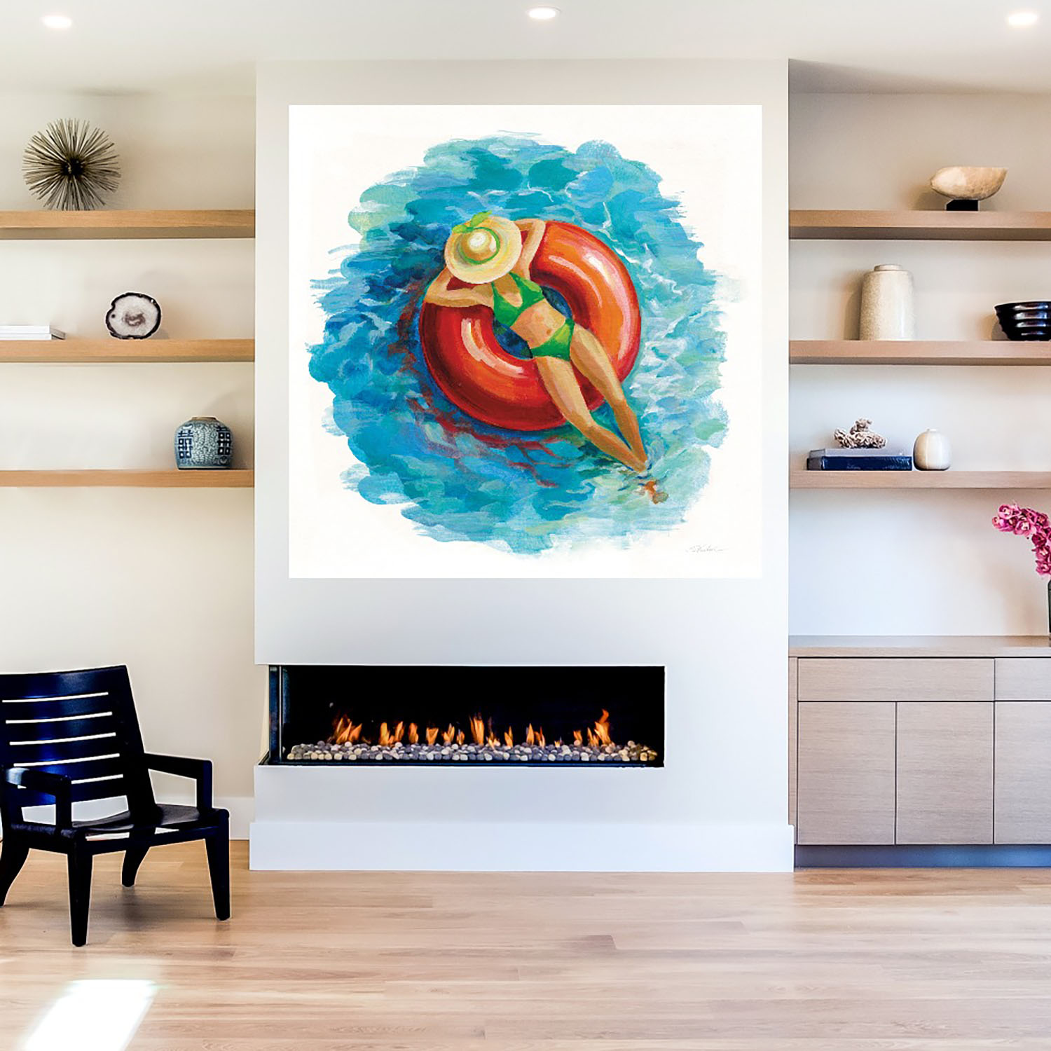 Foto 5 | Cuadro Decorativo - Flor Carmesí Ii - Sandra Jacobs  - Arte Floral - Impresión En Lienzo - Fine Art Tj