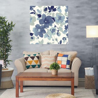 Foto 2 | Cuadro Decorativo - Flores De Azul Suave Ii - Wild Apple Portfolio - Arte Floral - Impresión En Lienzo - Fine Art Tj
