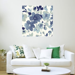 Foto 3 | Cuadro Decorativo - Flores De Azul Suave Ii - Wild Apple Portfolio - Arte Floral - Impresión En Lienzo - Fine Art Tj
