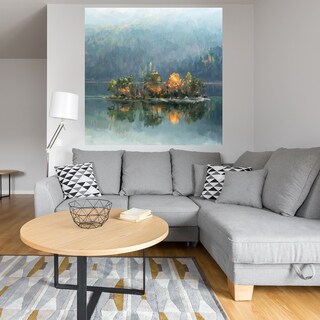 Foto 4 | Cuadro Decorativo - Escape Del Lago - Studio Arts - Arte Paisaje - Impresión En Lienzo - Fine Art Tj