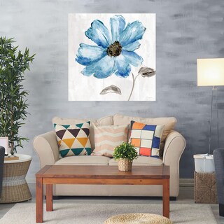 Foto 2 | Cuadro Decorativo - Flor Azul - Katrina Craven - Arte Floral - Impresión En Lienzo - Fine Art Tj