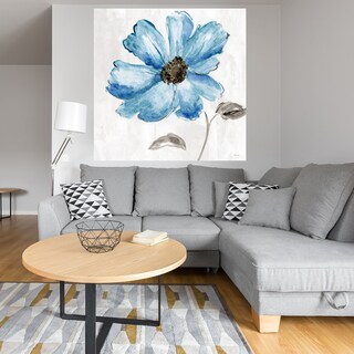Foto 4 | Cuadro Decorativo - Flor Azul - Katrina Craven - Arte Floral - Impresión En Lienzo - Fine Art Tj