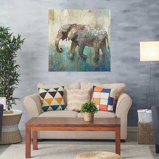 Foto 2 | Cuadro Decorativo - Elefante Boho Ii - Heather Hayes - Arte Animales - Impresión En Lienzo - Fine Art Tj