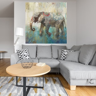 Foto 4 | Cuadro Decorativo - Elefante Boho Ii - Heather Hayes - Arte Animales - Impresión En Lienzo - Fine Art Tj