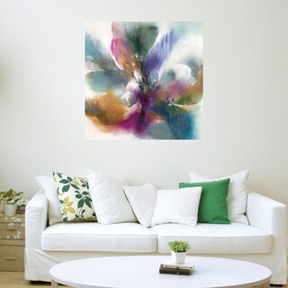 Foto 3 | Cuadro Decorativo - Flor Fucsia - K. Nari - Arte Abstracto - Impresión En Lienzo - Fine Art Tj