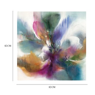 Foto 6 | Cuadro Decorativo - Flor Fucsia - K. Nari - Arte Abstracto - Impresión En Lienzo - Fine Art Tj