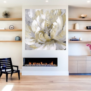 Foto 5 | Cuadro Decorativo - Estallido De Oro De Primavera - Nan - Arte Floral - Impresión En Lienzo - Fine Art Tj