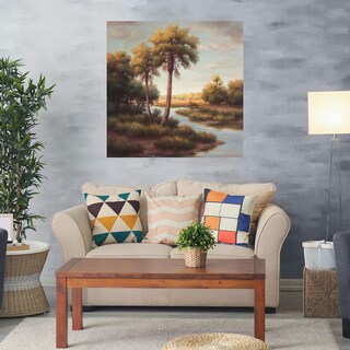 Foto 2 | Cuadro Decorativo - En El Tropico Ii - Haibin - Arte Costa - Impresión En Lienzo - Fine Art Tj