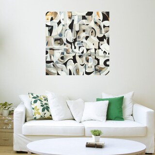 Foto 3 | Cuadro Decorativo - En El Laberinto - Liz Jardine - Arte Abstracto - Impresión En Lienzo - Fine Art Tj