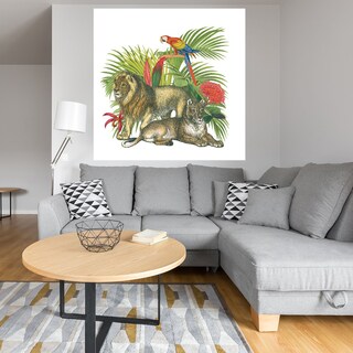 Foto 4 | Cuadro Decorativo - En La Jungla Ii - Wild Apple Portfolio - Arte Animales - Impresión En Lienzo - Fine Art Tj