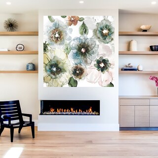 Foto 5 | Cuadro Decorativo - Florales Dispersos - Danhui Nai - Arte Floral - Impresión En Lienzo - Fine Art Tj
