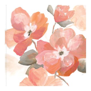 Foto 1 | Cuadro Decorativo - Fantasía De Coral I - Nan - Arte Floral - Impresión En Lienzo - Fine Art Tj
