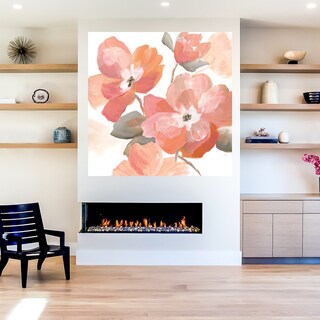 Foto 5 | Cuadro Decorativo - Flor Fucsia - K. Nari - Arte Abstracto - Impresión En Lienzo - Fine Art Tj