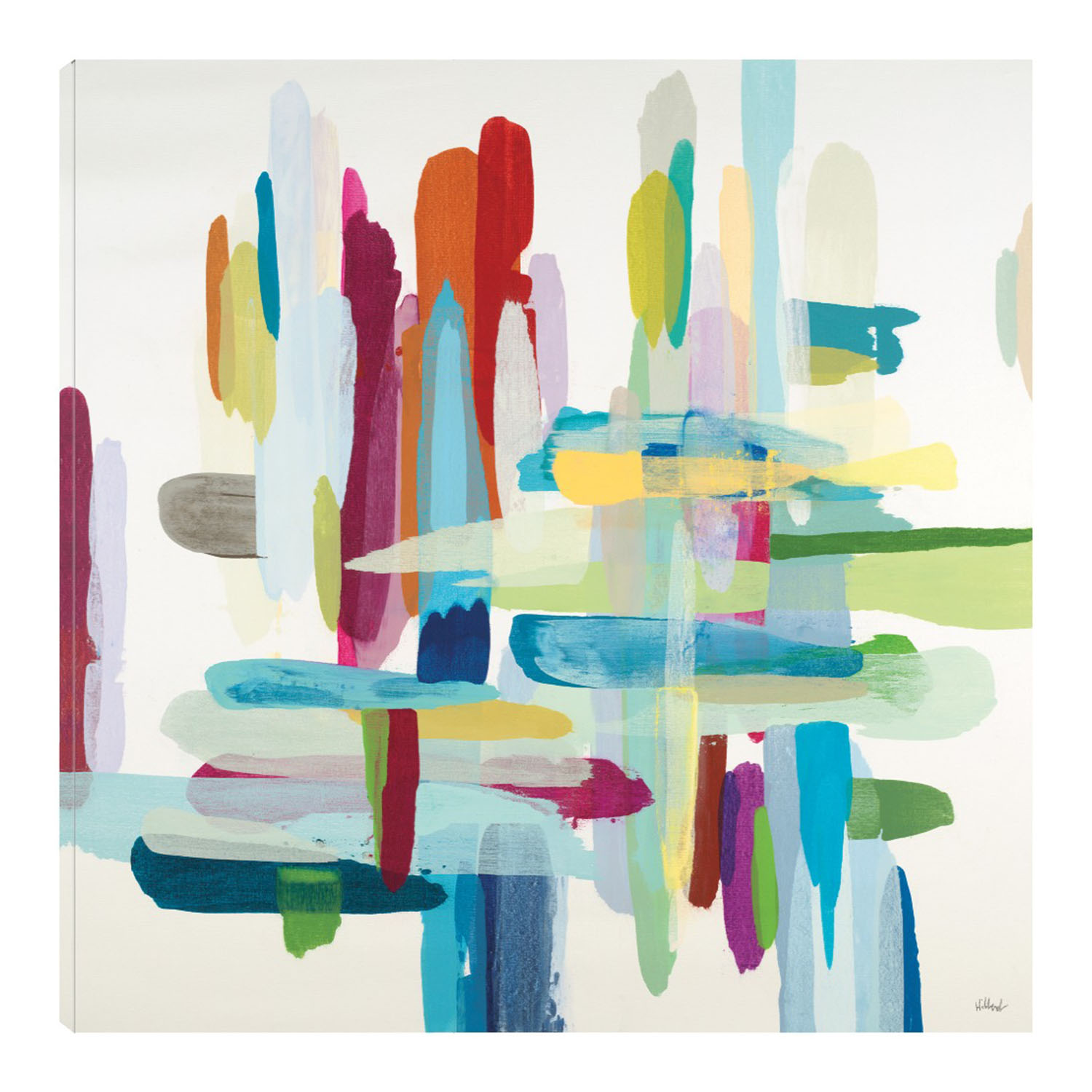Foto 1 | Cuadro Decorativo - Castillos En El Aire - Randy Hibberd  - Arte Abstracto - Impresión En Lienzo - Fine Art Tj
