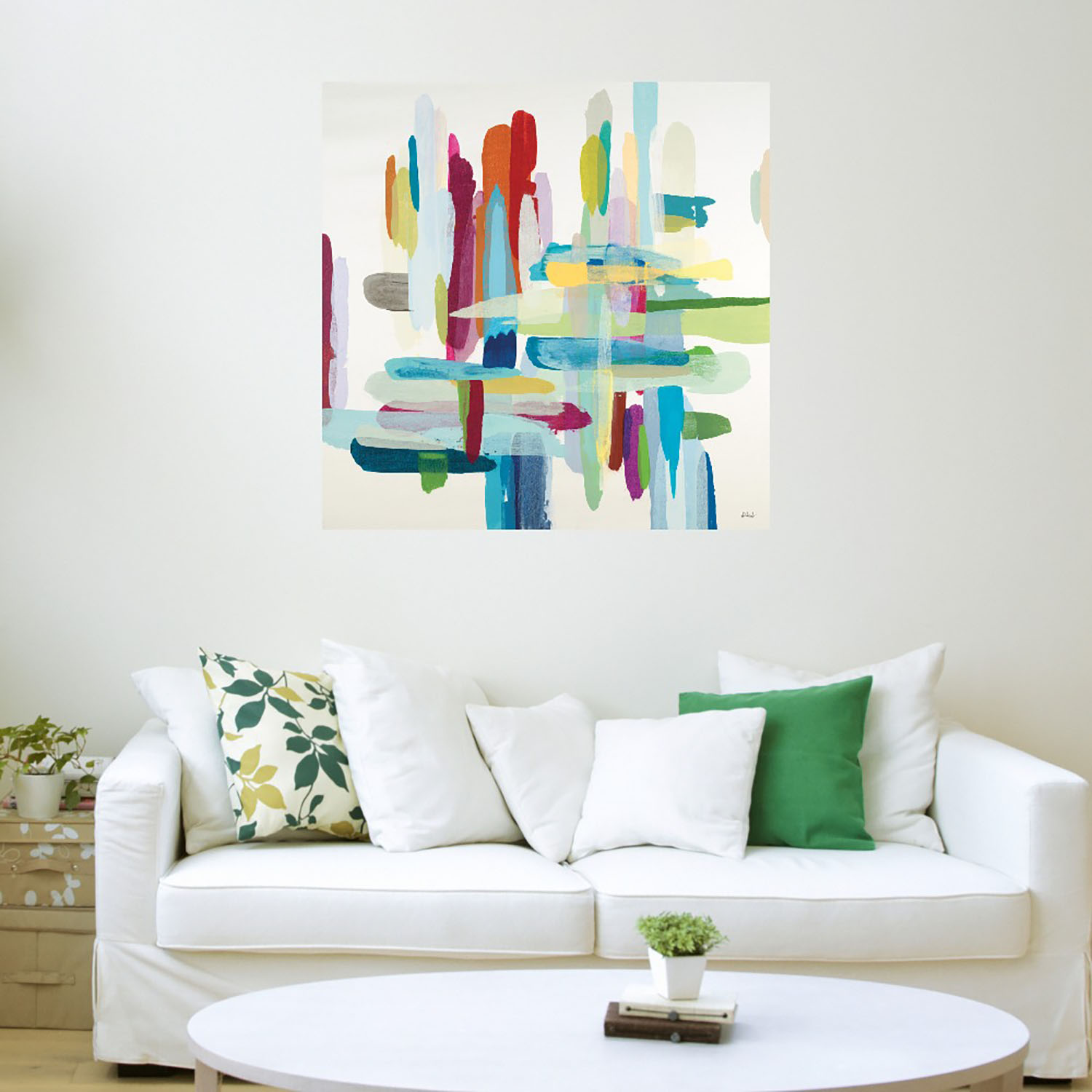 Foto 3 | Cuadro Decorativo - Castillos En El Aire - Randy Hibberd  - Arte Abstracto - Impresión En Lienzo - Fine Art Tj