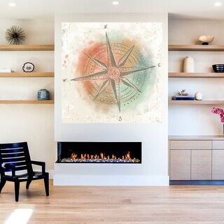 Foto 5 | Cuadro Decorativo - Explora El Mundo Ii - Veronique Charron - Arte Abstracto - Impresión En Lienzo - Fine Art Tj