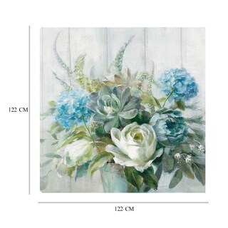 Foto 6 | Cuadro Decorativo - Elegancia Natural - Danhui Nai - Arte Floral - Impresión En Lienzo - Fine Art Tj