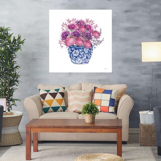 Foto 2 | Cuadro Decorativo - Estilo Chinoiserie Iv - Mercedes Lopez Charro - Arte Floral - Impresión En Lienzo - Fine Art Tj