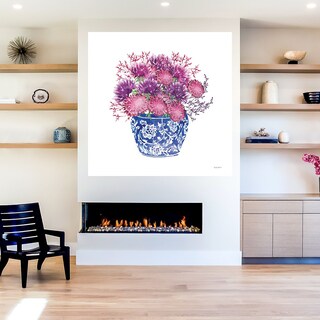 Foto 5 | Cuadro Decorativo - Estilo Chinoiserie Iv - Mercedes Lopez Charro - Arte Floral - Impresión En Lienzo - Fine Art Tj