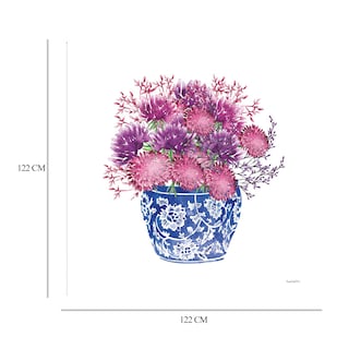 Foto 6 | Cuadro Decorativo - Estilo Chinoiserie Iv - Mercedes Lopez Charro - Arte Floral - Impresión En Lienzo - Fine Art Tj