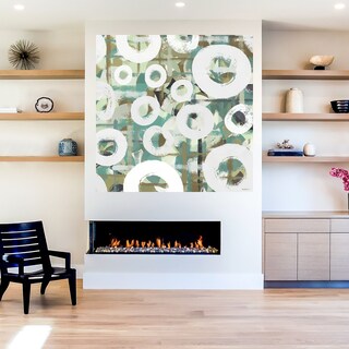 Foto 5 | Cuadro Decorativo - Esferas Blancas Ii - Dan Meneely - Arte Abstracto - Impresión En Lienzo - Fine Art Tj
