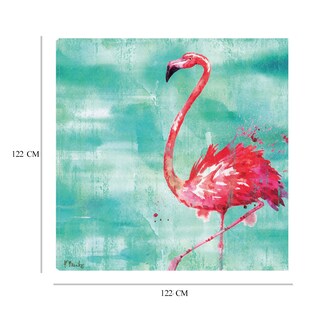 Foto 6 | Cuadro Decorativo - Flamingo De Arianna Ii - Turquesa - Paul Brent - Arte Animales - Impresión En Lienzo - Fine Art Tj