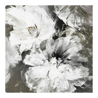 Foto 1 | Cuadro Decorativo - Flores Blancas Y Grises - Design Fabrikken - Arte Floral - Impresión En Lienzo - Fine Art Tj