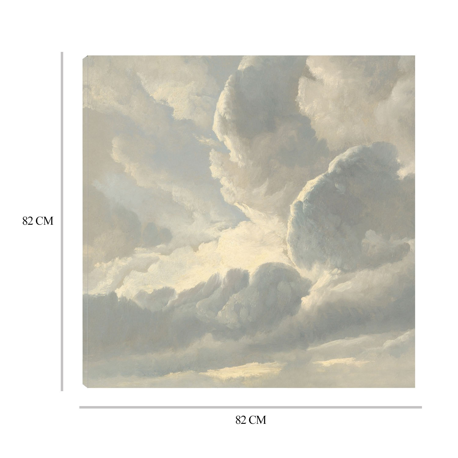 Foto 7 pulgar | Cuadro Decorativo - Estudio De Nubes Iii - Sophia Mann  - Arte Paisaje - Impresión En Lienzo - Fine Art Tj