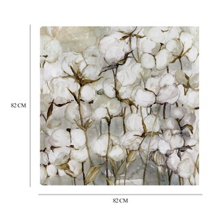 Foto 6 | Cuadro Decorativo - Campo De Algodón - Carol Robinson - Arte Floral - Impresión En Lienzo - Fine Art Tj
