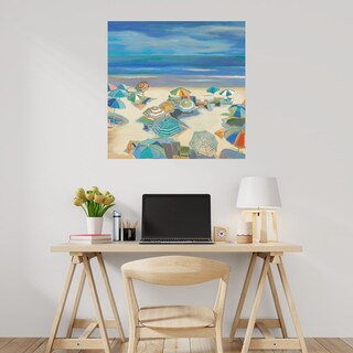 Foto 2 | Cuadro Decorativo - Fiesta En La Playa - Liz Jardine - Arte Paisaje - Impresión En Lienzo - Fine Art Tj