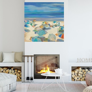 Foto 4 | Cuadro Decorativo - Fiesta En La Playa - Liz Jardine - Arte Paisaje - Impresión En Lienzo - Fine Art Tj