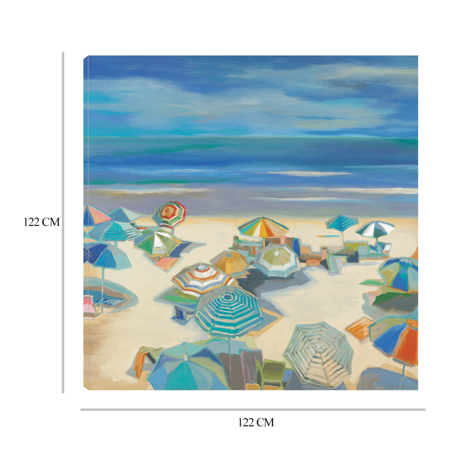 Foto 7 pulgar | Cuadro Decorativo - Fiesta En La Playa - Liz Jardine  - Arte Paisaje - Impresión En Lienzo - Fine Art Tj