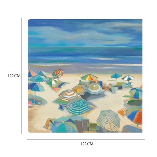 Foto 6 | Cuadro Decorativo - Fiesta En La Playa - Liz Jardine - Arte Paisaje - Impresión En Lienzo - Fine Art Tj