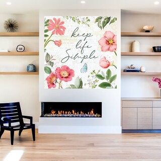Foto 5 | Cuadro Decorativo - Flor Del País I - Hulsey - Arte Paisaje - Impresión En Lienzo - Fine Art Tj