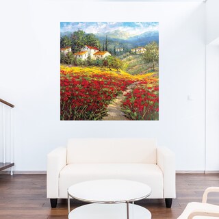 Foto 5 | Cuadro Decorativo - Campo De Algodón - Carol Robinson - Arte Floral - Impresión En Lienzo - Fine Art Tj