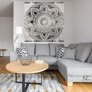 Foto 4 | Cuadro Decorativo - Baldosa Étnica - Nikki Chu - Arte Abstracto - Impresión En Lienzo - Fine Art Tj