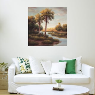 Foto 3 | Cuadro Decorativo - En El Tropico Ii - Haibin - Arte Costa - Impresión En Lienzo - Fine Art Tj