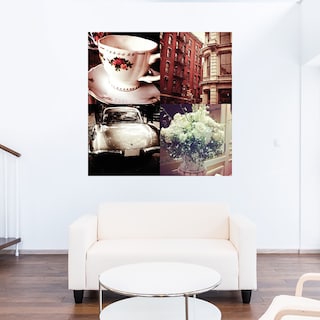 Foto 5 | Cuadro Decorativo - En El Tropico Ii - Haibin - Arte Costa - Impresión En Lienzo - Fine Art Tj
