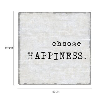 Foto 6 | Cuadro Decorativo - Elige La Felicidad - Jamie Macdowell - Arte Frases - Impresión En Lienzo - Fine Art Tj