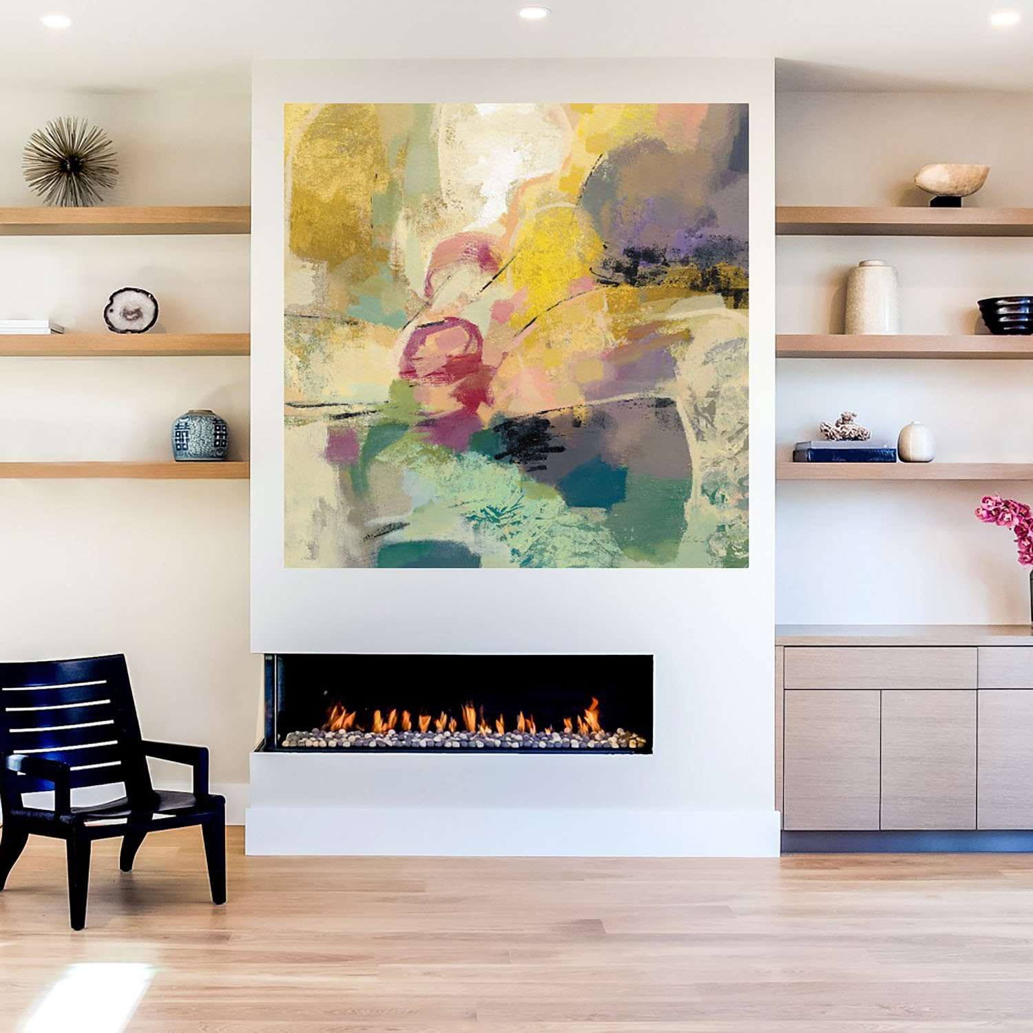 Foto 5 | Cuadro Decorativo - Etéreo Con Marrón - Rachel Springer  - Arte Abstracto - Impresión En Lienzo - Fine Art Tj