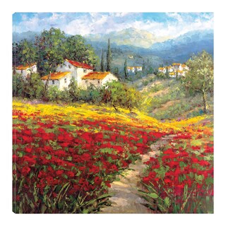 Foto 1 | Cuadro Decorativo - Flor Del País I - Hulsey - Arte Paisaje - Impresión En Lienzo - Fine Art Tj