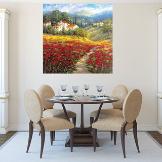 Foto 4 | Cuadro Decorativo - Flor Del País I - Hulsey - Arte Paisaje - Impresión En Lienzo - Fine Art Tj