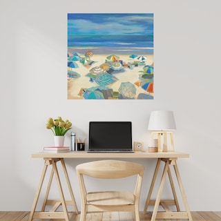 Foto 2 | Cuadro Decorativo - Fiesta En La Playa - Liz Jardine - Arte Paisaje - Impresión En Lienzo - Fine Art Tj