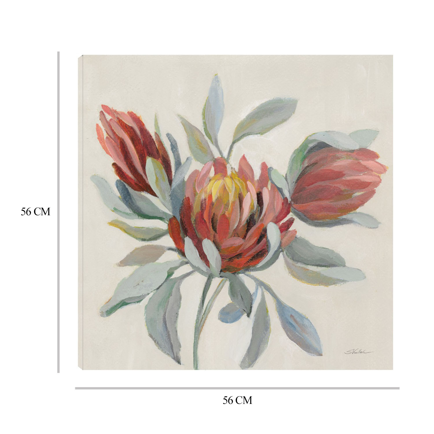 Foto 7 pulgar | Cuadro Decorativo - Florecer En El Campo I - Silvia Vassileva  - Arte Floral - Impresión En Lienzo - Fine Art Tj