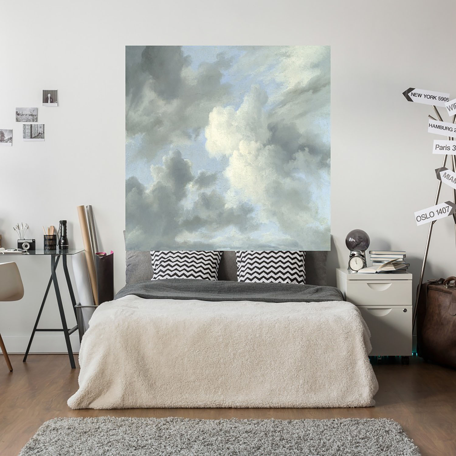 Foto 6 pulgar | Cuadro Decorativo - Estudio De Nubes Iv - Sophia Mann  - Arte Paisaje - Impresión En Lienzo - Fine Art Tj