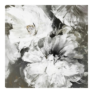 Foto 1 | Cuadro Decorativo - Flores Blancas Y Grises - Design Fabrikken - Arte Floral - Impresión En Lienzo - Fine Art Tj