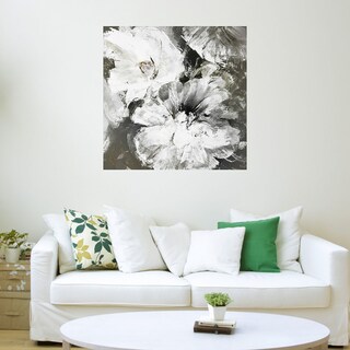 Foto 3 | Cuadro Decorativo - Flores Blancas Y Grises - Design Fabrikken - Arte Floral - Impresión En Lienzo - Fine Art Tj