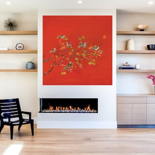Foto 5 | Cuadro Decorativo - Flores Blancas Y Grises - Design Fabrikken - Arte Floral - Impresión En Lienzo - Fine Art Tj