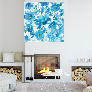 Foto 4 | Cuadro Decorativo - Florales Dispersos - Danhui Nai - Arte Floral - Impresión En Lienzo - Fine Art Tj