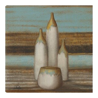 Foto 1 | Cuadro Decorativo - Elegantisimo En Verde Azulado I - Patricia Pinto - Arte Abstracto - Impresión En Lienzo - Fine A